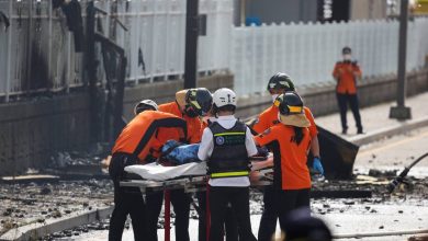 قتيلان و13 مصابًا في حريق مبنى سكني بكوريا الجنوبية 2 0 153