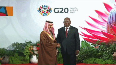 فيصل بن فرحان يصل إلى مقر قمة قادة مجموعة العشرين في جوهانسبرغ لترؤس وفد المملكة 3 0 275