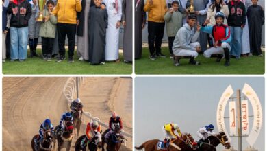 ميدان فروسية الجبيل يقيم سباقه الثالث التصفيات التمهيدية لكأس مؤسسة الملك عبدالله الانسانيه. 21 0 2938