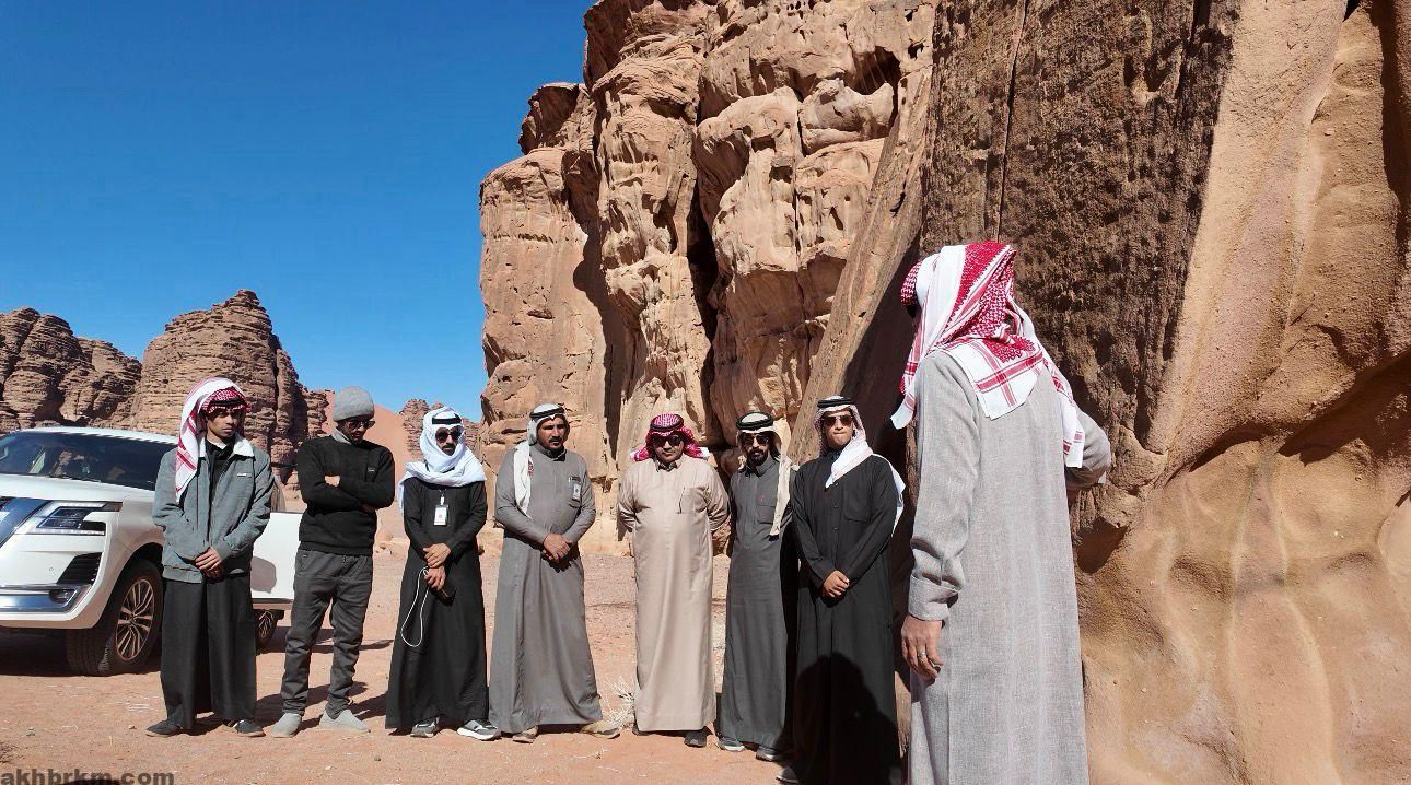 جمعية نجوم السياحة بتبوك تنفذ رحلة استكشافية تعليمية إلى منطقة حسمى التاريخية 1 0 2963
