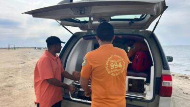 حرس الحدود ينقذ بـجازان مواطنًا من الغرق أثناء ممارسة السباحة 4 0 3003