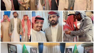 الشيخ مبارك بن قليزم يستقبل رئيس حلف قبائل حضرموت والوفد المرافق في منزله 1 0 3090