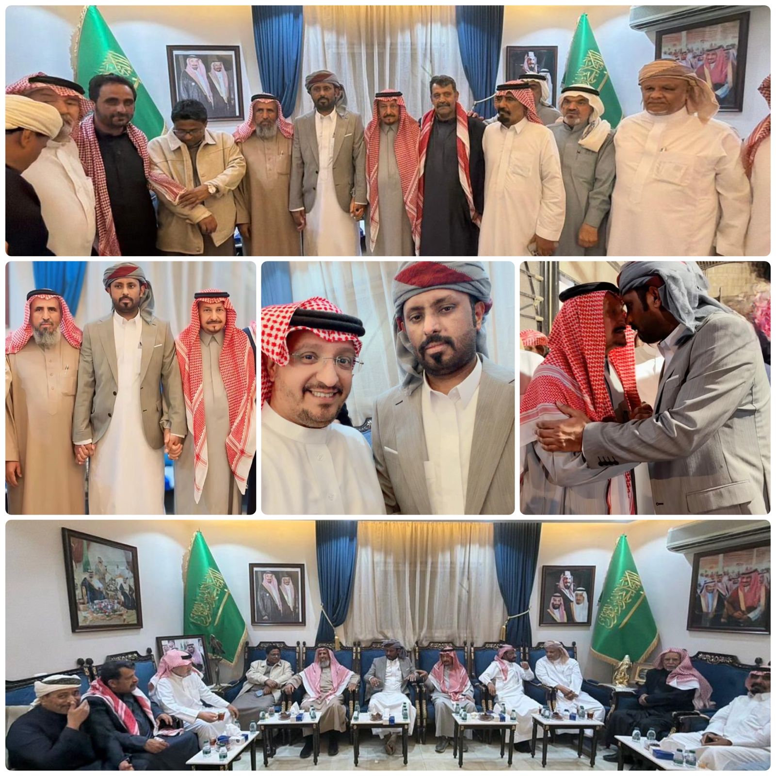 الشيخ مبارك بن قليزم يستقبل رئيس حلف قبائل حضرموت والوفد المرافق في منزله 1 0 3090