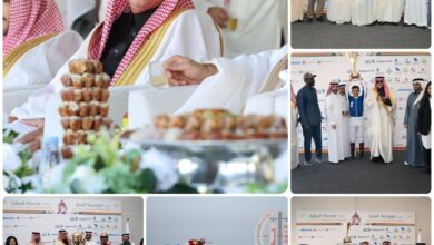 محافظ الجبيل يرعى الحفل الختامي لسباقات ميدان فروسية الجبيل 2 0 3112