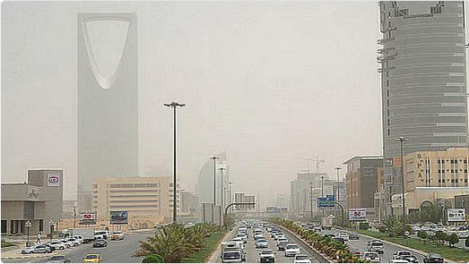 رياح نشطة وأتربة مثارة تضرب الرياض غدًا.. و"الأرصاد" ينبّه بتدني الرؤية حتى 3 كم 1 00 79