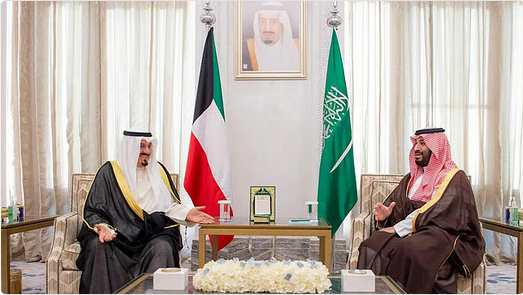 ولي العهد يستقبل رئيس مجلس الوزراء بدولة الكويت ويستعرضان العلاقات التاريخية وأوجه التعاون الثنائي 1 000000 8