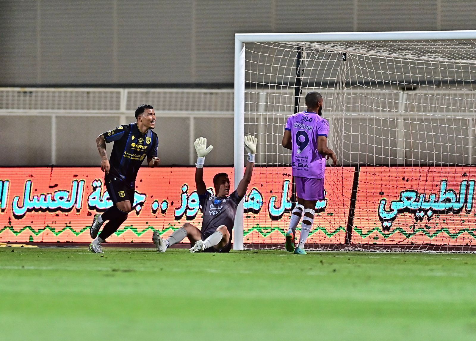 التعاون يتفوق على الخلود بهدفين نظيفة 1 1 3455