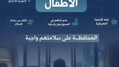 الدفاع المدني يؤكد أهمية المحافظة على سلامة الأطفال من مصادر الخطر داخل المنازل 6 1 3756