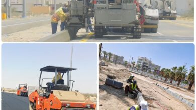 بلدية بيشة تبدأ تنفيذ مشاريع أنسنة الطرق الرئيسية وسفلتة أحياء شرق المدينة 3 1 3811