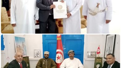 أحمد عكاشة يعزز العلاقات الاقتصادية والثقافية بين تونس وسلطنة عمان 11 1 3911