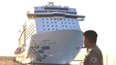 ترحيب سياحي: حرس الحدود يستقبل أولى رحلات سفينة الكروز "أرويا" في ميناء ينبع التجاري 5 1 3946