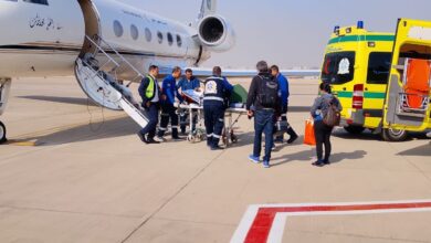إخلاء طبي سعودي عاجل ينقل مواطنين بحالة حرجة من القاهرة 8 1 3987