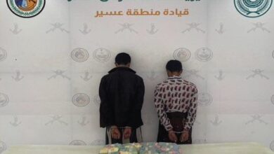 إحباط محاولة تهريب كمية من "القات" بعسير: قبضة "حرس الحدود" تطيح بمخالفين في ظهران الجنوب 3 1 4020