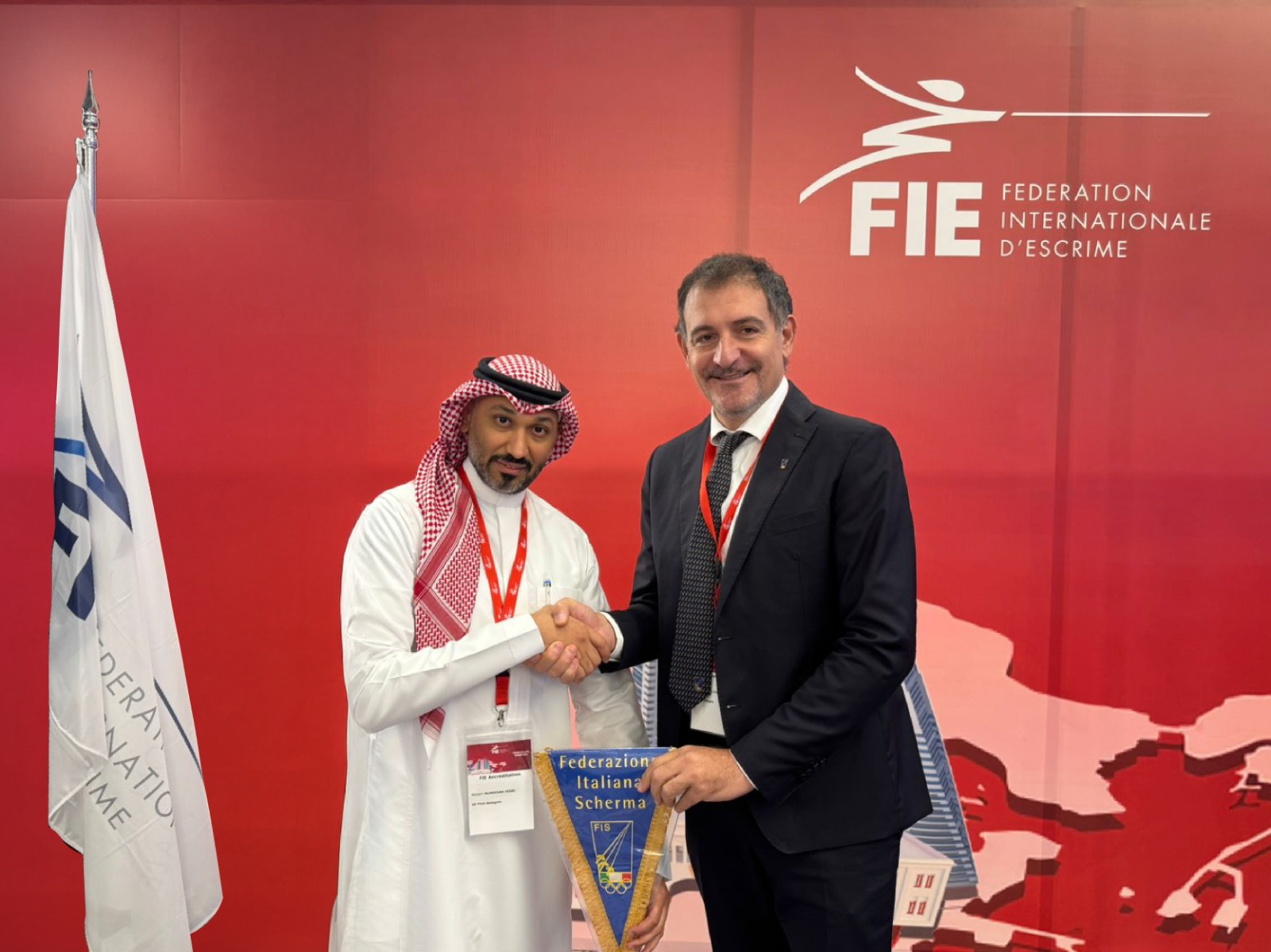 تجديد الشراكة بين الاتحادين السعودي والإيطالي للمبارزة 1 1 4039