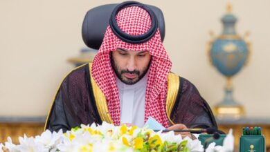 ولي العهد يرأس جلسة مجلس الوزراء في جدة. 3 1 4053