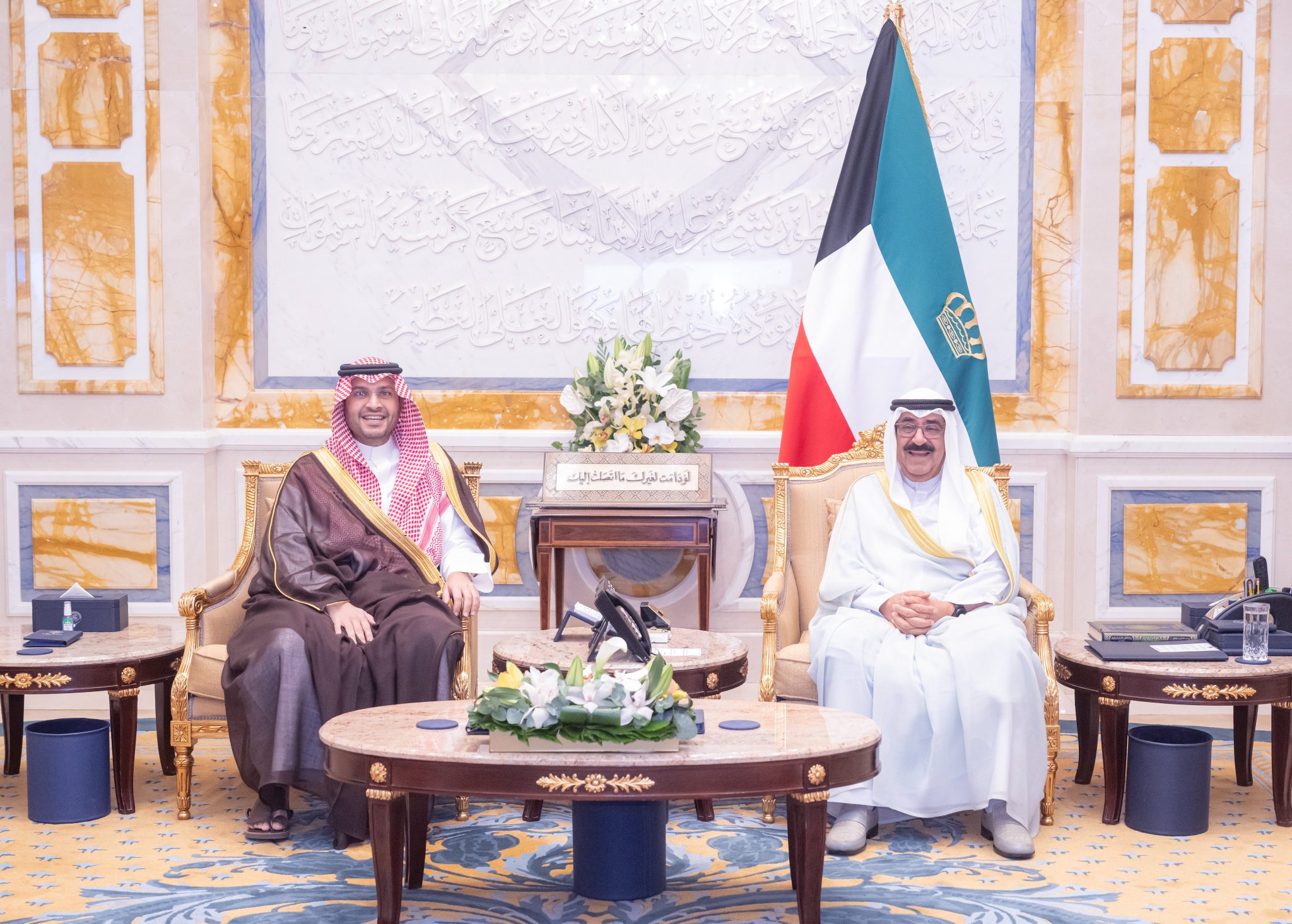 أمير الكويت يستقبل الأمير تركي بن محمد بن فهد في زيارة رسمية 1 1 48