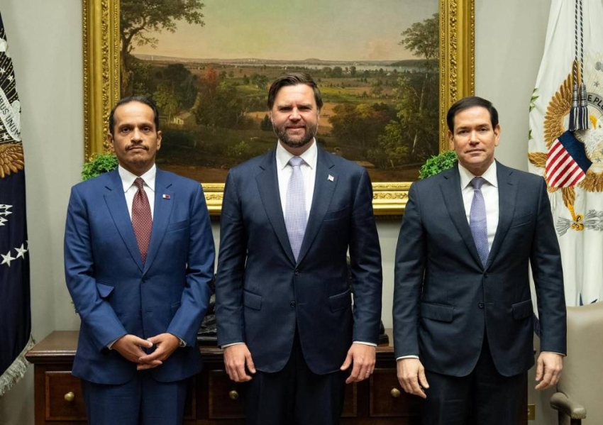 نائب الرئيس الأمريكي ووزير خارجية قطر يناقشان التطورات في المنطقة 1 1 64