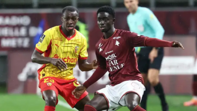 لانس يتصدر الدوري الفرنسي بعد الفوز على لوهافر 1-0 6 12 3 1