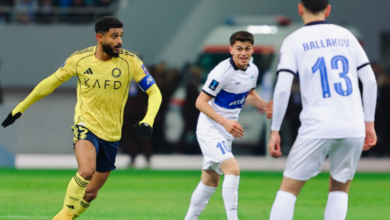 النصر يفوز على أركاداغ ويضع قدما في ربع نهائي الآسيوية 3 14 3 1