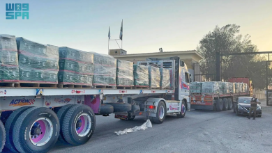 عبور 6 شاحنات إغاثية سعودية جديدة إلى قطاع غزة مقدمة من مركز الملك سلمان للإغاثة 4 17517029801 9