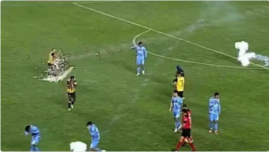 لحظة احتفال تتحول إلى كارثة: مفرقعات نارية تصيب لاعبًا في الدوري البوليفي 6 2 271