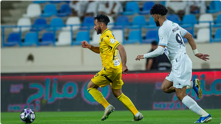 التعادل الإيجابي يحسم مواجهة الأخدود والتعاون في دوري روشن 1 20 16