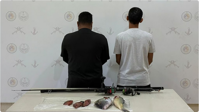 ضبط مواطنين بالمدينة المنورة لمخالفتهما لائحة الأمن والسلامة لمزاولي الأنشطة البحرية 1 22 93