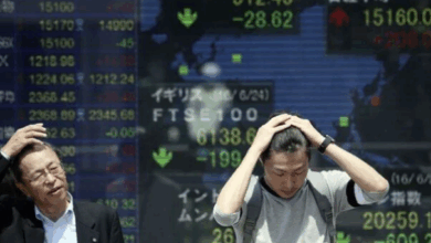 تراجع الأسهم الآسيوية متأثرة بهبوط مؤشرات وول ستريت 4 22 96