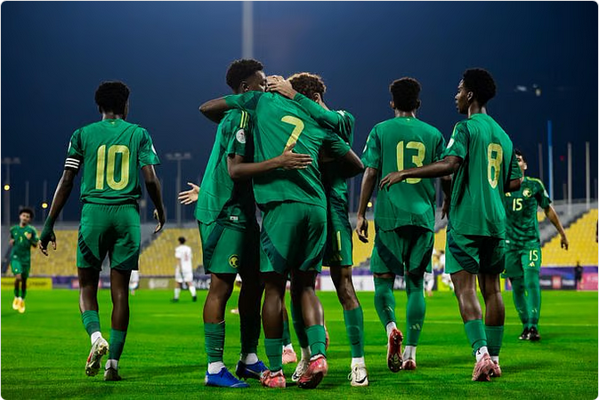 الأخضر الشاب يفتتح مشواره في كأس الخليج برباعية نظيفة أمام البحرين 1 33 113