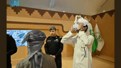 المركز الوطني للعمليات الأمنية يستعرض تجربة حية عبر تقنية الواقع لزوّار معرض "واحة الأمن" 3 33 123