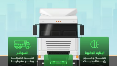 المرور يحدد 3 تجهيزات إلزامية للشاحنات والمقطورات لتعزيز السلامة 1 333 114