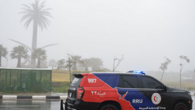 الهلال الأحمر بالباحة يرفع الجاهزية للدرجة القصوى مع استمرار الحالة المطرية 2 39 12
