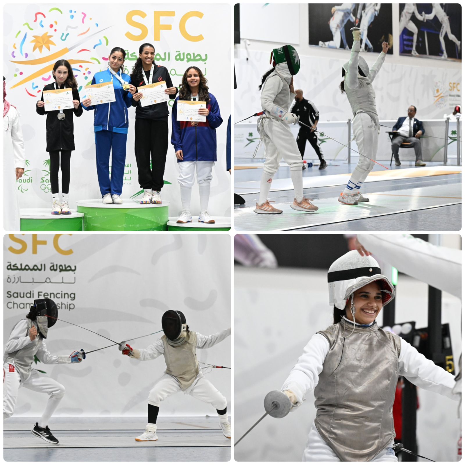 الصبان يتوج (سيدات) الذهب في المبارزة 1 4 1885