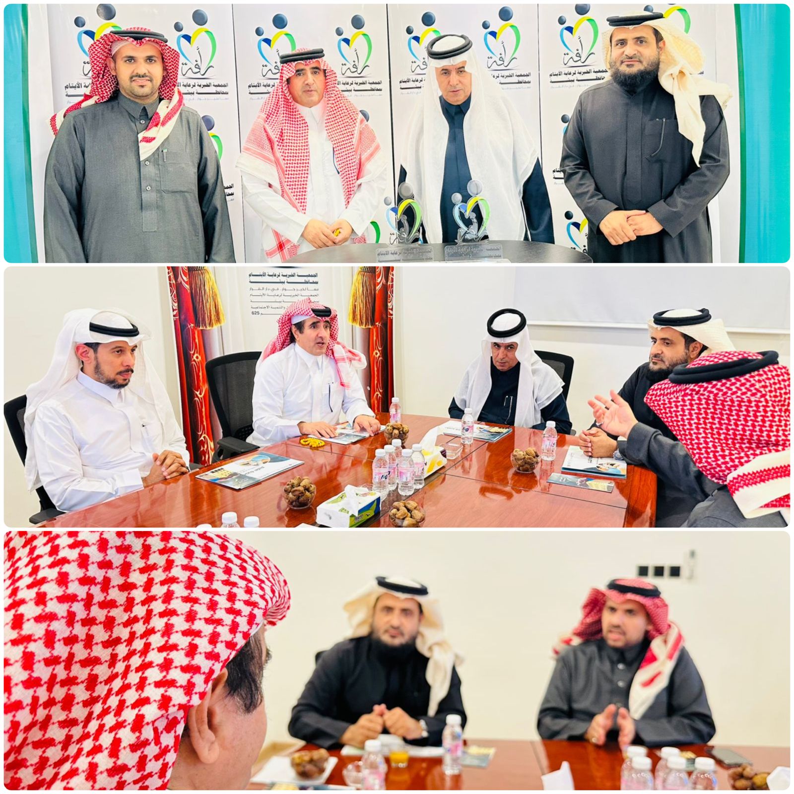 رجلا الأعمال ناصر وسعيد آل نسيله يزوران جمعية رأفة لرعاية الأيتام بمحافظة بيشة 1 4 2256