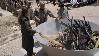 حزب العمال الكردستاني في العراق يبدأ تسليم سلاحه 4 5 310