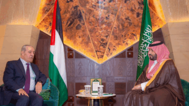 ولي العهد يستقبل نائب رئيس دولة فلسطين 6 5 328