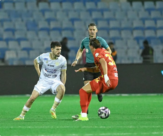 تعادل مثير بين القادسية والتعاون في دوري روشن 1 55 2 9