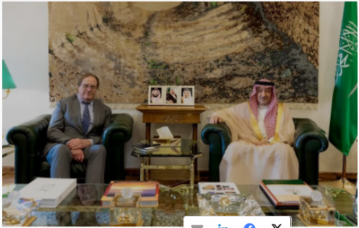 نائب وزير الخارجية يستعرض القضايا المشتركة مع رئيس المجلس الأطلنطي 1 6 397