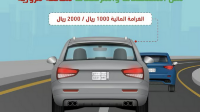 المرور: غرامة تصل إلى 2000 ريال لتجاوز المركبات في المنعطفات والمرتفعات 10 6 419