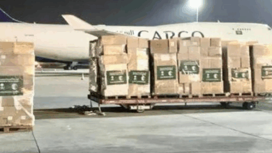 وصول الطائرة الإغاثية السعودية الـ61 لإغاثة الشعب الفلسطيني في غزة 4 66 100