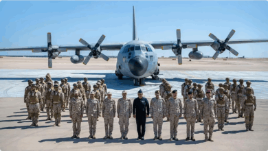 القوات المسلحة السعودية تصل إلى مصر للمشاركة في تمرين "النجم الساطع 2025" 4 66 98