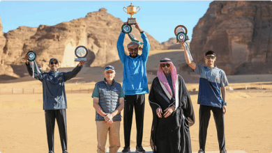 العصيمي بطلاً لكأس اللجنة الأولمبية والبارالمبية السعودية للقدرة والتحمل 5 666 116