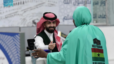 جوازات مطار الأمير محمد بن عبدالعزيز تستقبل ضيوف الرحمن من غانا 3 666 153