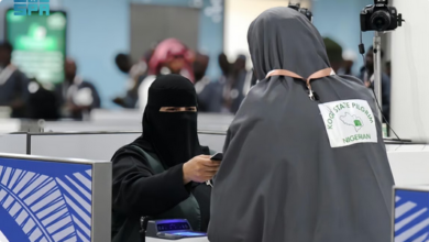 جوازات مطار الأمير محمد بن عبدالعزيز تستقبل أولى رحلات حجاج نيجيريا لموسم حج 1447هـ 14 666 154