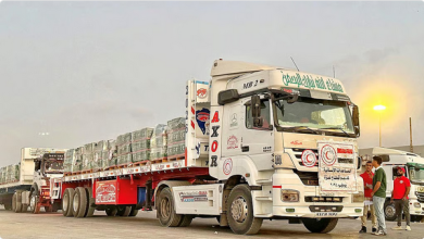 7 شاحنات إغاثية سعودية جديدة تصل غزة عبر رفح في إطار جهود متواصلة لدعم الفلسطينيين 4 7 330