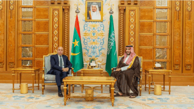 ولي العهد يلتقي رئيس موريتانيا ويستعرضان التعاون بين البلدين 2 7 365