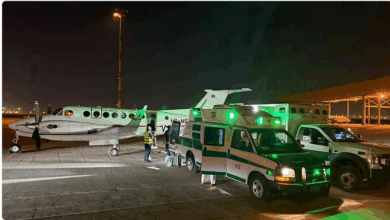 نقل مواطنتين بطائرة الإخلاء الطبي من الكويت لاستكمال علاجهما بالمملكة 3 77 115