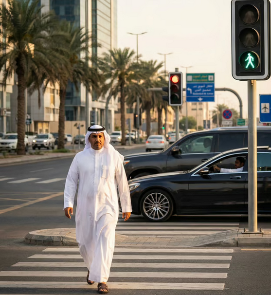 أمانة حفر الباطن تُطلق حملة إعلامية توعوية لتعزيز استخدام معابر المشاة الذكية 1 77 149