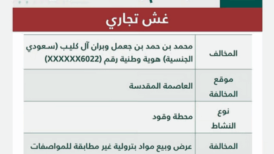 "التجارة" تشهر بمالك محطة وقود باعت محروقات غير مطابقة للمواصفات 4 777 2 4