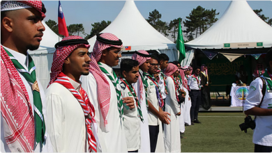 الكشافة السعودية تتألق في يوم تبادل الثقافات العالمي بالبرتغال 5 777 74